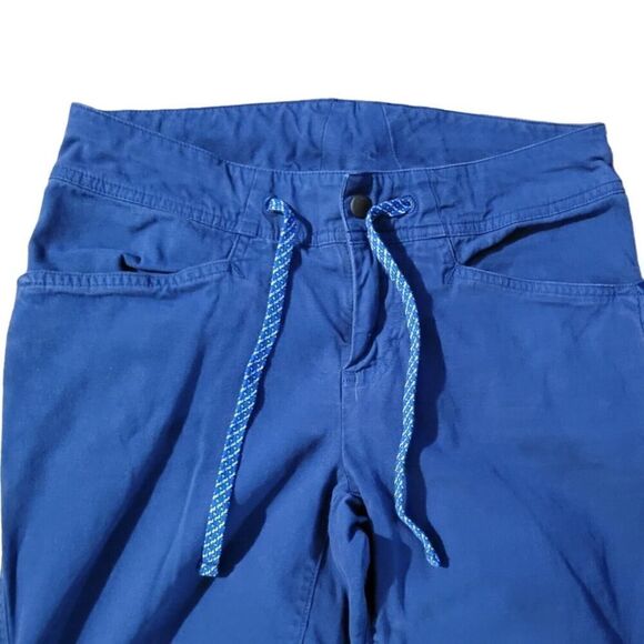 North Face Blue Drawstring Womens Pants Size 4 Hiking Camping Outerwear - Picture 3 of 6